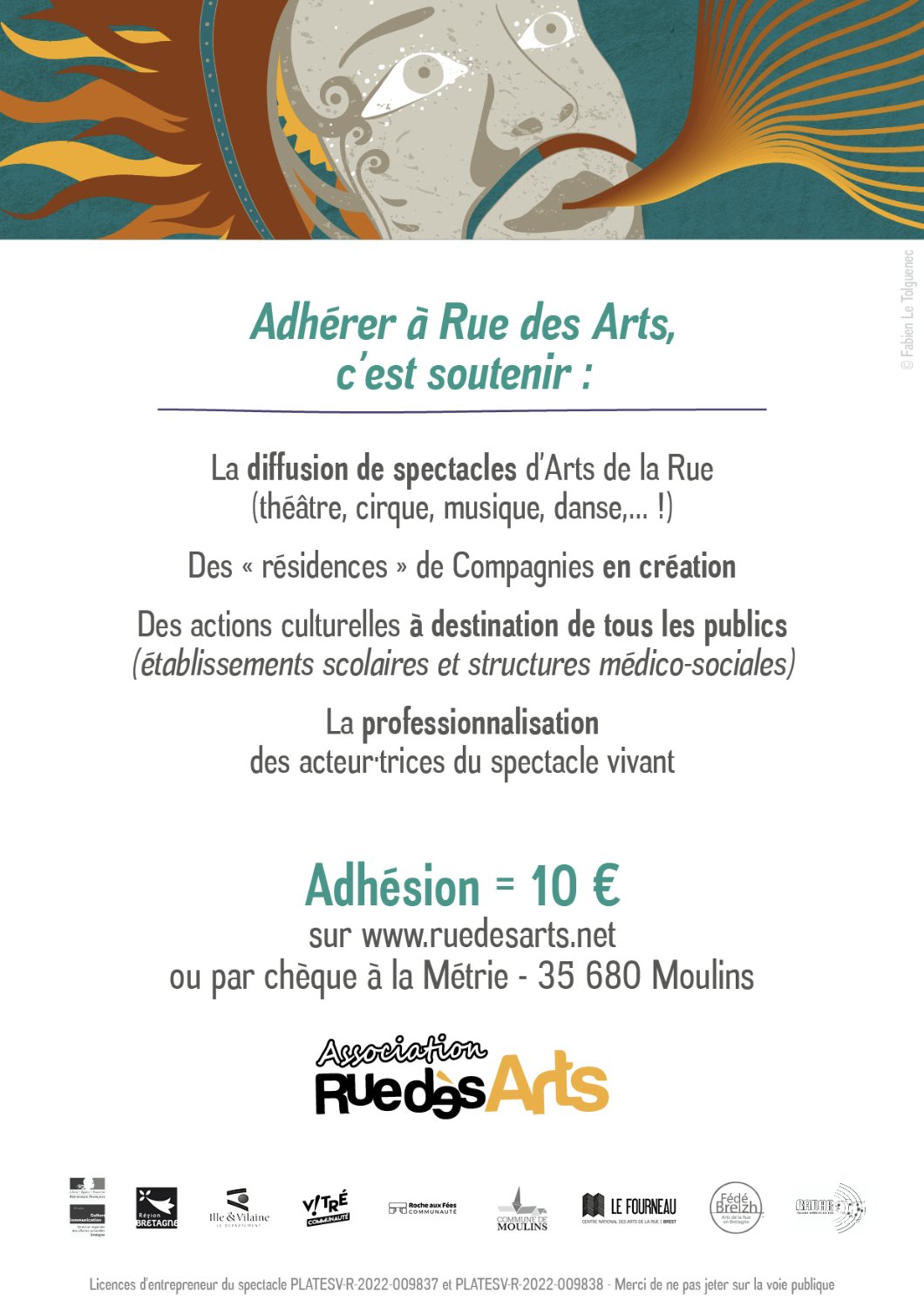 Adhérer à Rue des Arts
