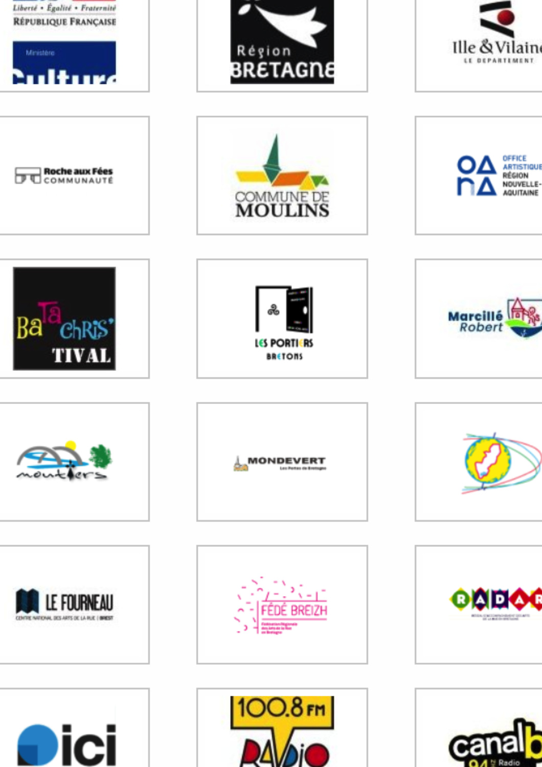 Sponsors et mécènes